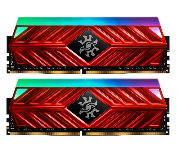 ADATA 16GB (2x8GB) 3200MHz CL16 XPG Spectrix D41 Red RGB - 608025 - zdjęcie